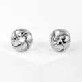 Gold-Dipped Knotted Earring