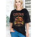 Cowboy -Unisex Oversized Mineral Wash