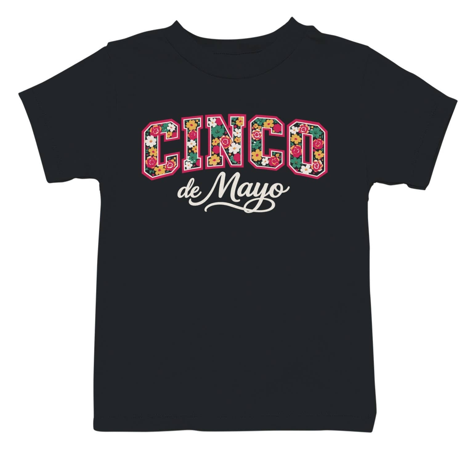 Cinco De Mayo Floral Fiesta Youth T-Shirt