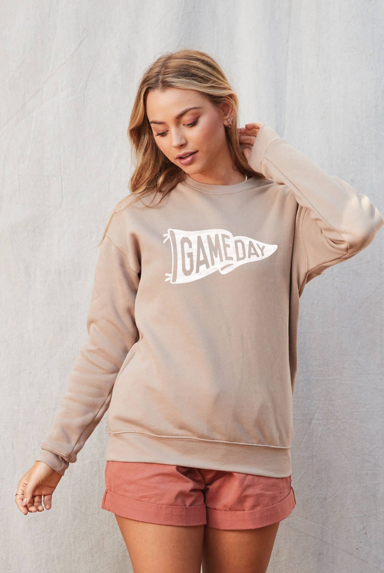 Game Day Pennant Graphic Sweatshirt