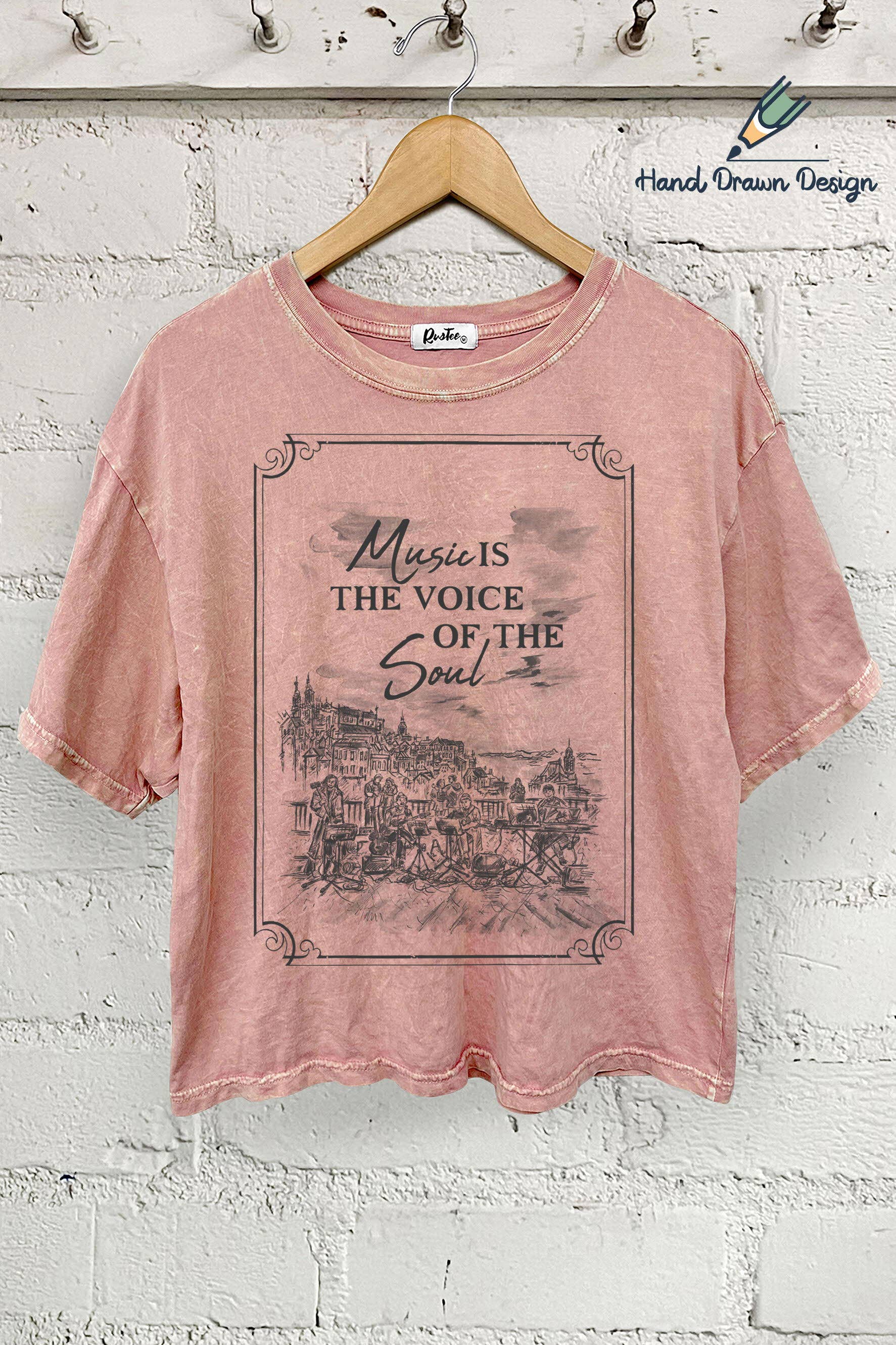 Music Is the Voice-Hand Drawn