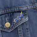 Blue Orchid Enamel Pin – Symbol of Beauty & Rarity
