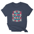 Jesus Believing - Trump Voting - America Loving Woman Tee - 2589