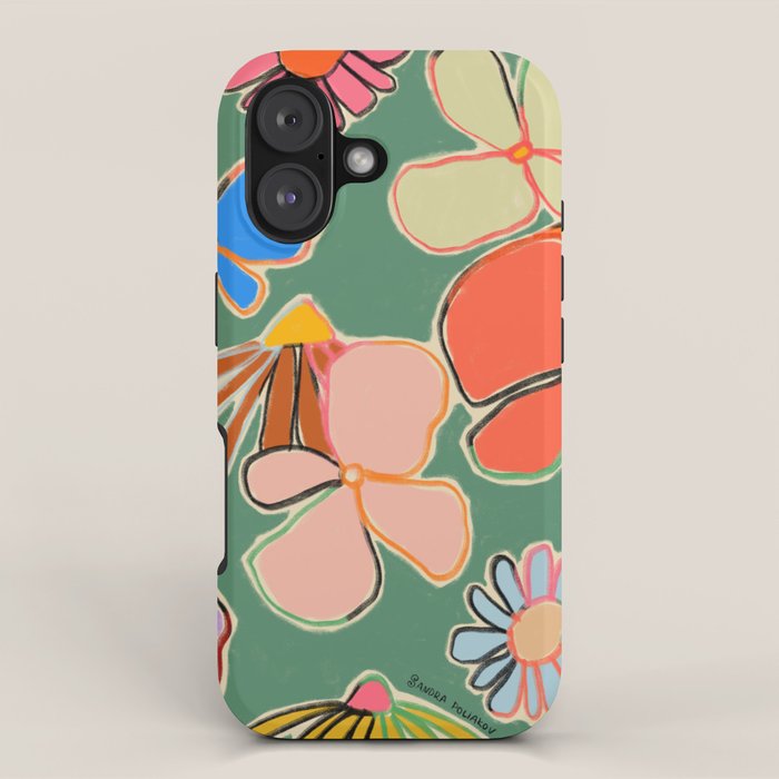 VINTAGE GARDEN GREEN iPhone Case Gallery Image 1