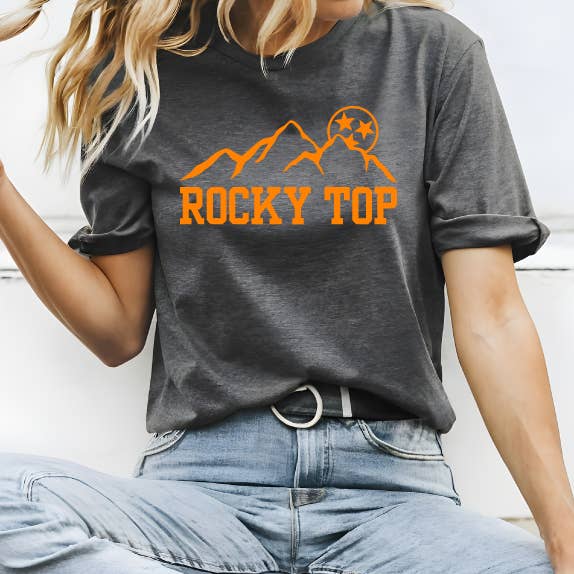 Rockytop Tennessee Tshirt, Dark Heather Gray