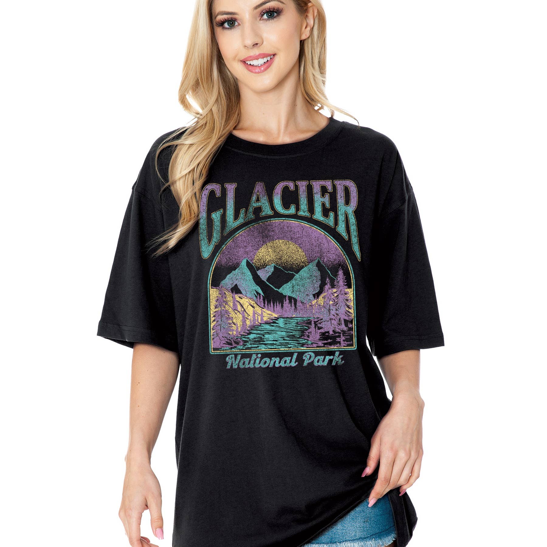 Unisex  Oversized - Glacier National Park