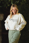 His Mercies Are New Mid Graphic Sweatshirt