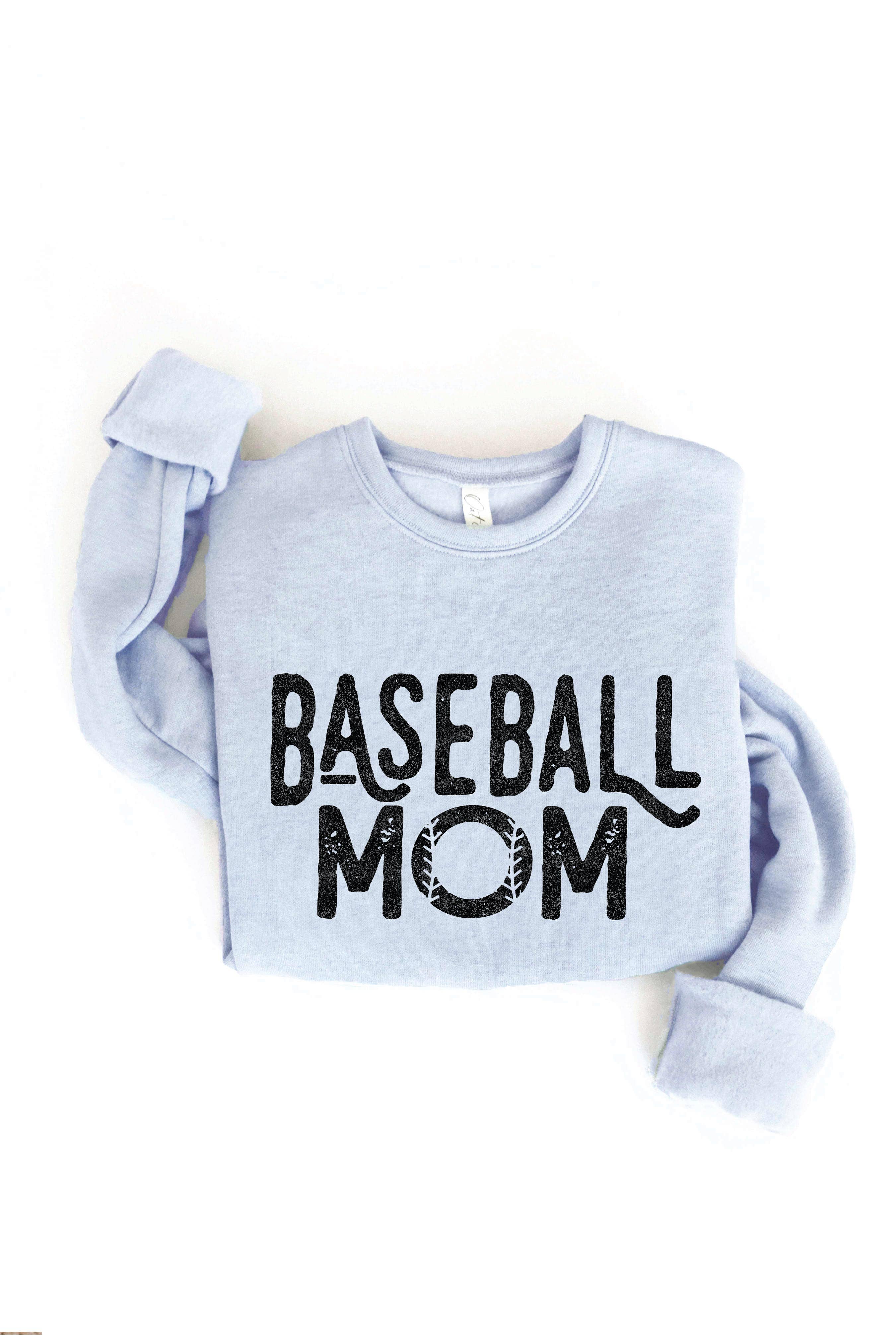 Baseball Mom  Graphic Sweatshirt