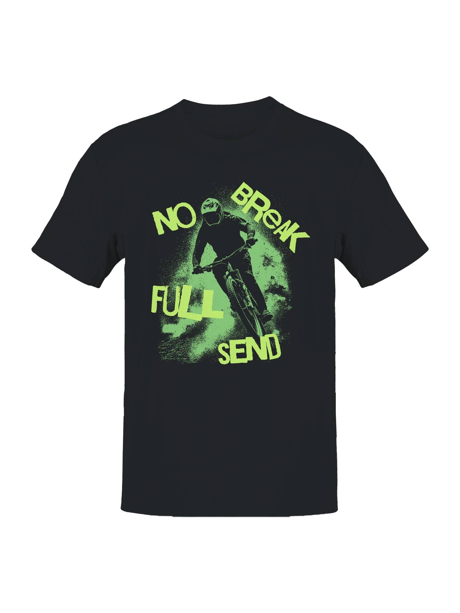 Full Send No Break Bmx Design Men's T-Shirt