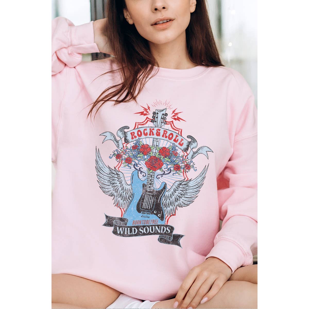Rock and Roll Vintage Graphic Sweatshirts