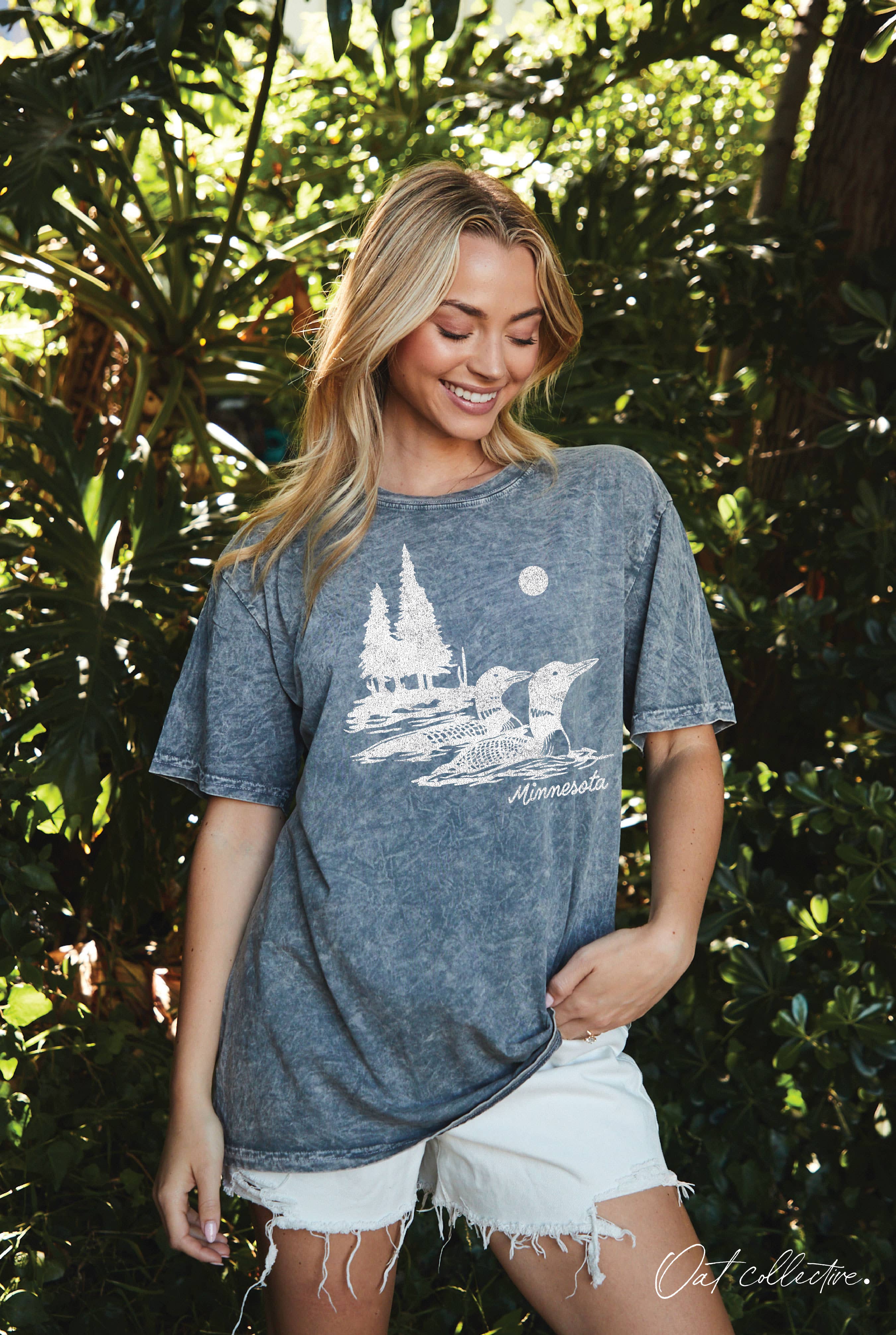 Minnesota Oversized Graphic Top