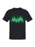 Electric Rock Concert Silhouette Men's T-Shirt