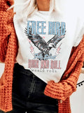 Free Bird Spirit Rock and Roll Eagle Graphic T-Shirts