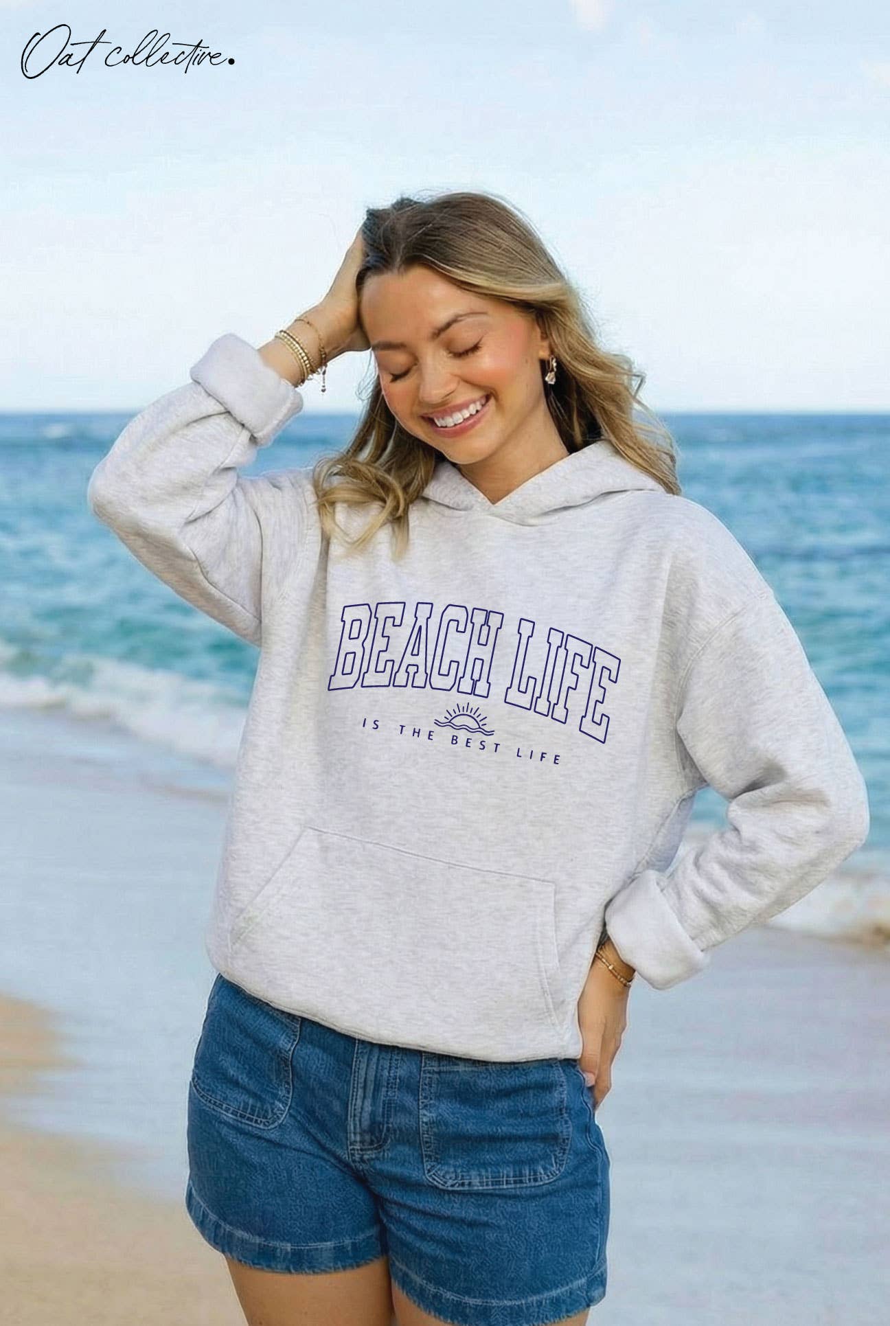 Beach Life Is the Best Life Hoodie Pullover Sweatshirt