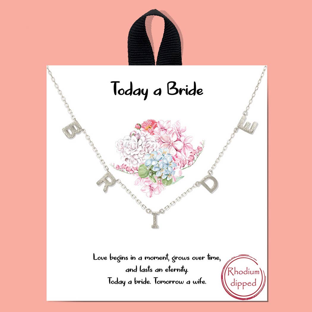 Gold-Dipped Bride Station Necklace