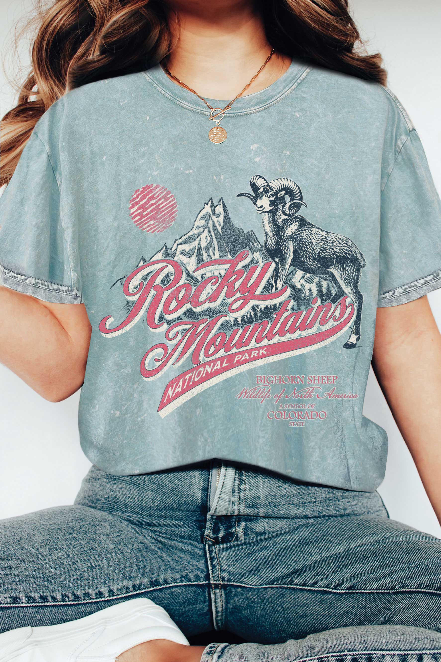 Rocky Mountain Bighorn Sheep Mineral Graphic Tshirts