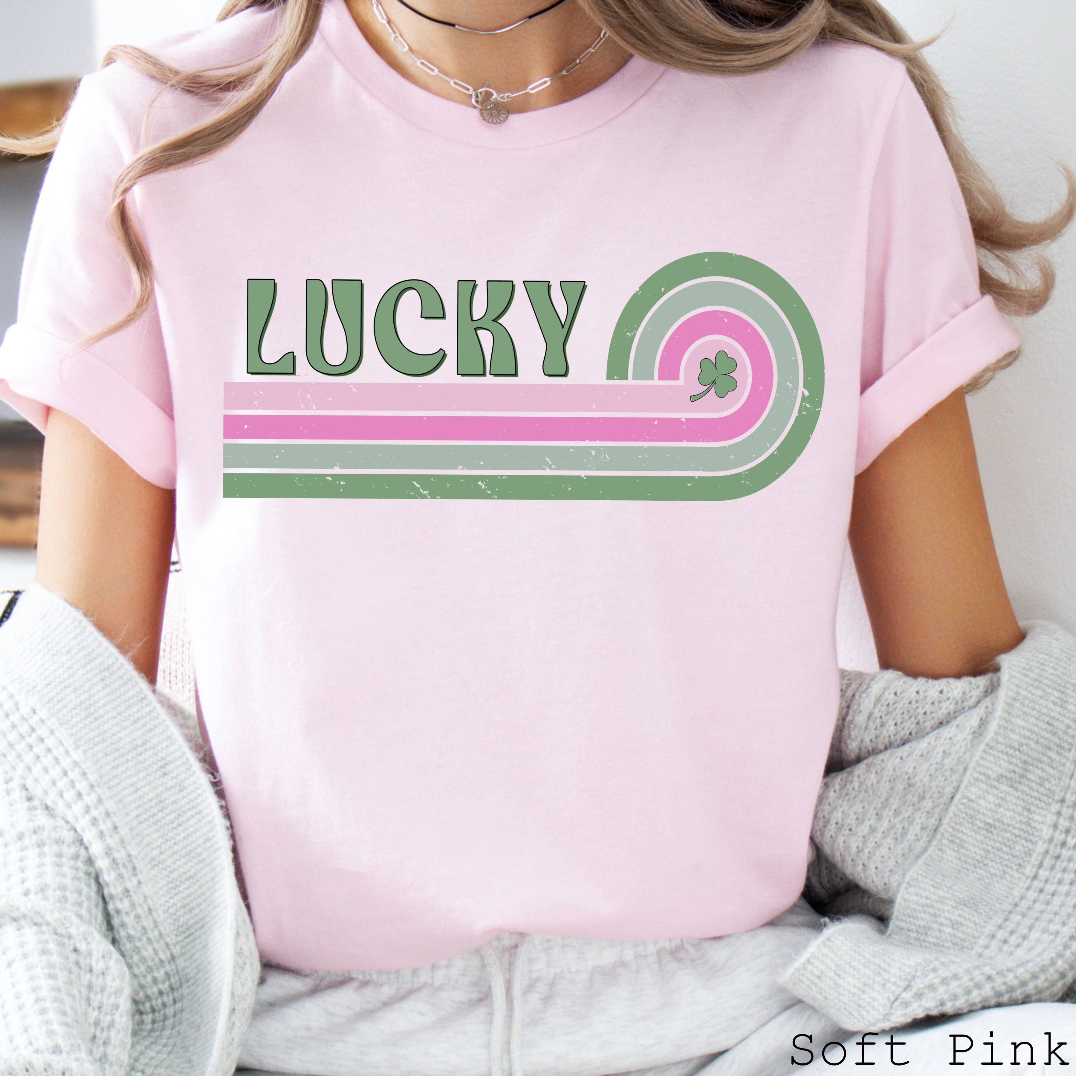 Lucky St. Patricks Day Graphic Tee | Bella Canvas