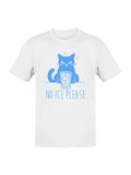 No Ice: Mad Cat Men's T-Shirt White