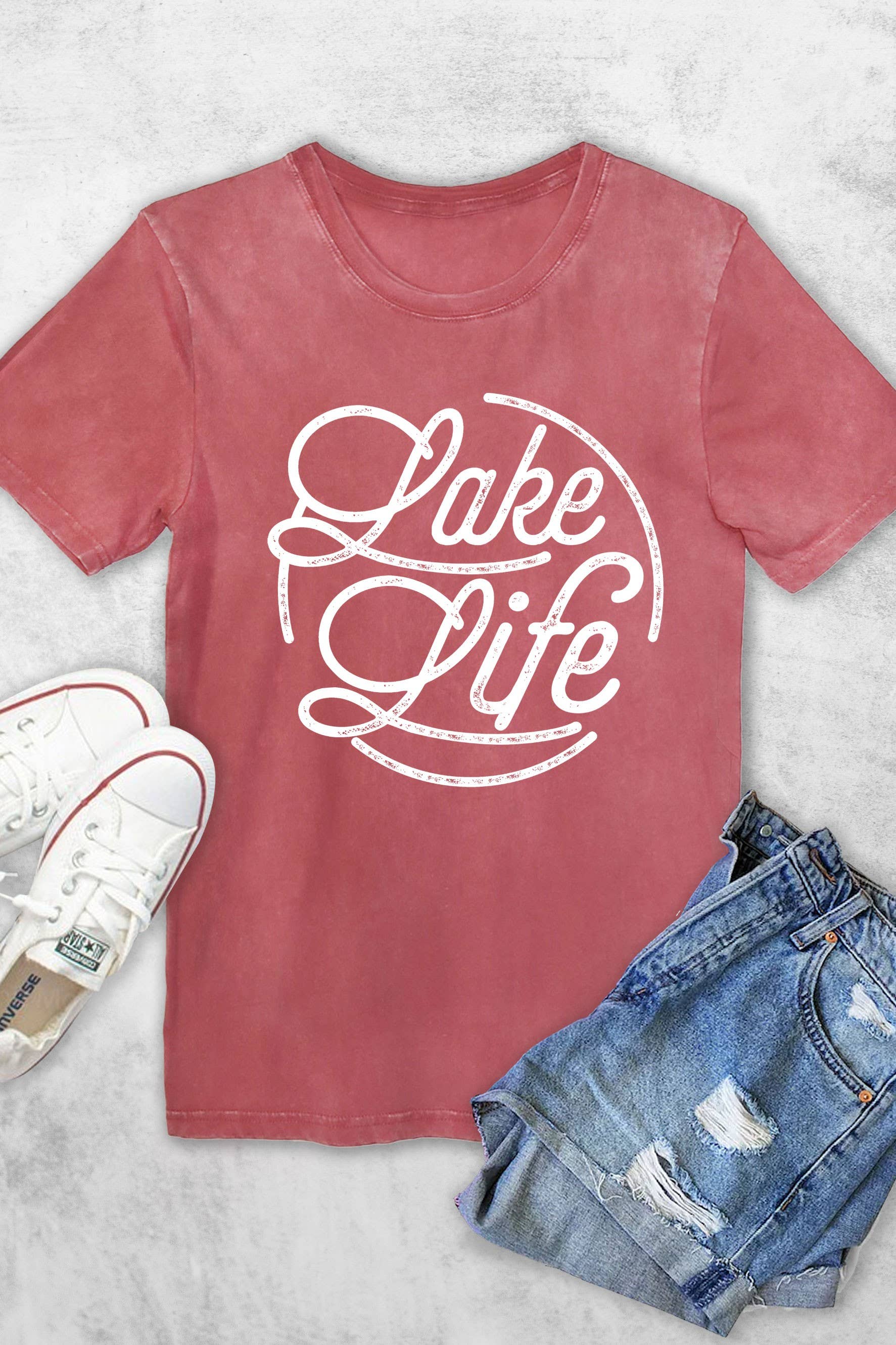 Lake Life Women's Vintage Graphic Tshirts