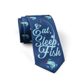 Eat Sleep Fish Tie
