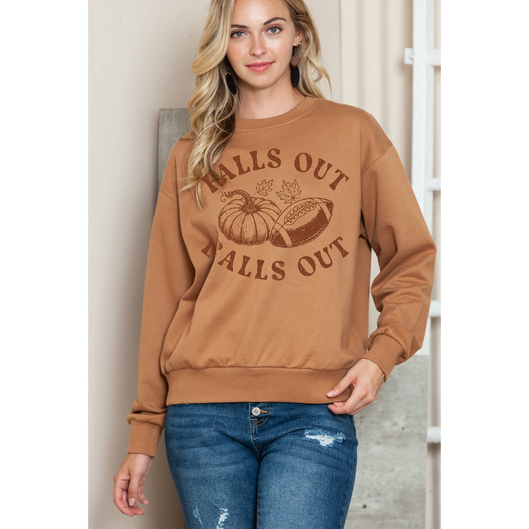 Balls Out Falls Out - Crewneck Sweatshirt