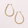 14K Gold-Dipped Hoop Earring