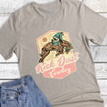 Western Vintage Kick Dust Cowboy Graphic Tee