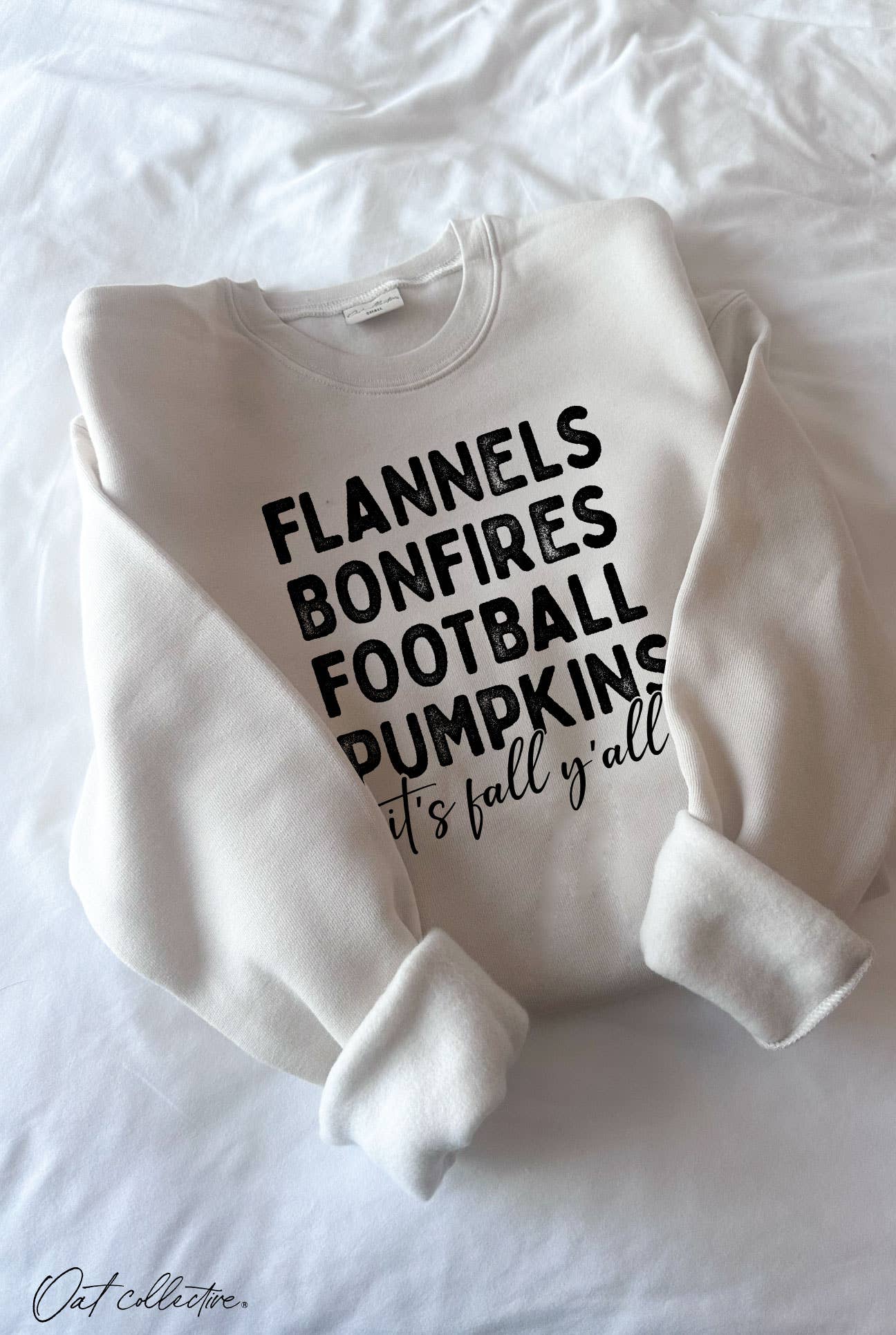 Flannels Bonfires Graphic Sweatshirt
