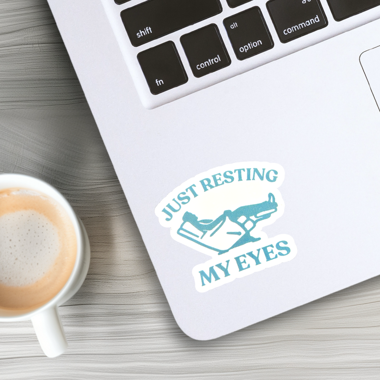 Just Resting My Eyes Sticker