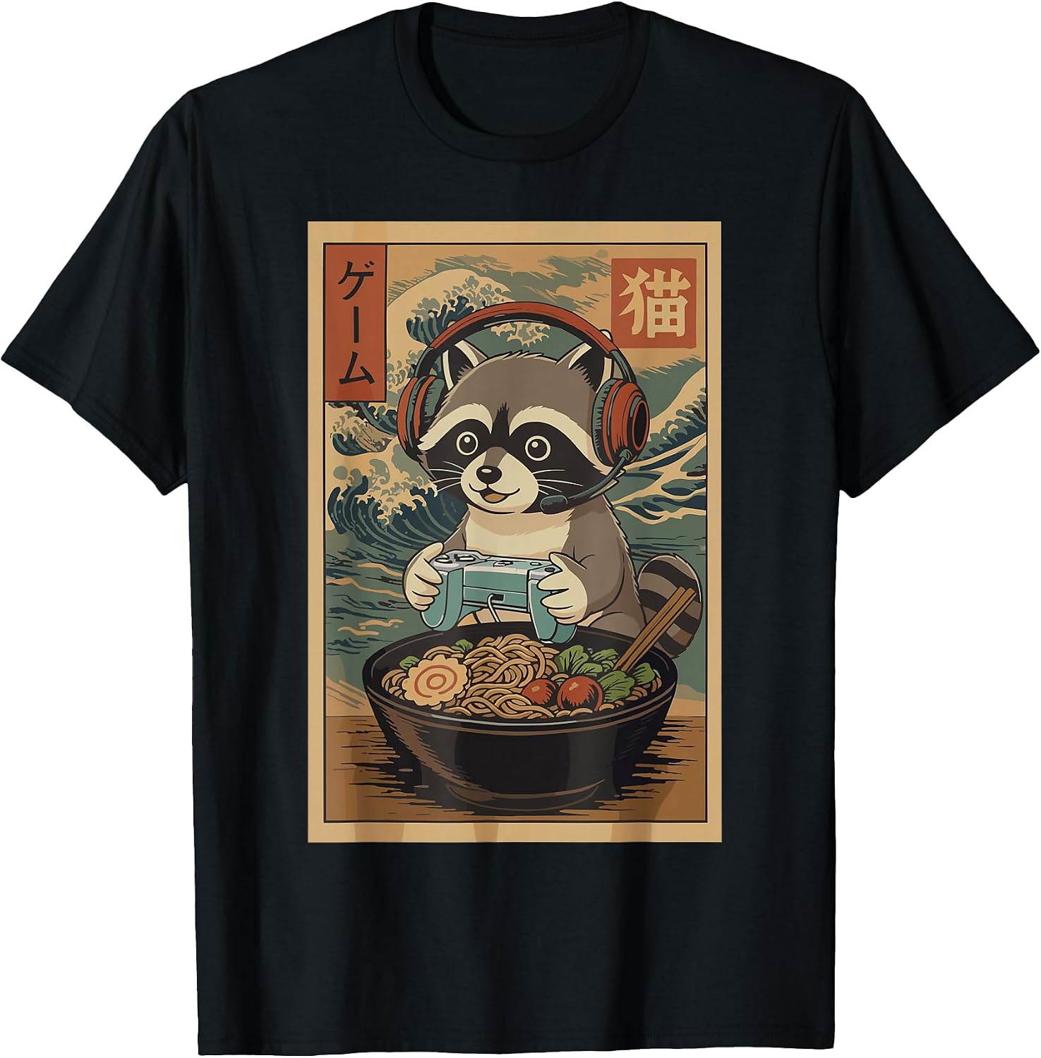 Cute Raccoon Shirts Anime Gifts For Men Women Kids
