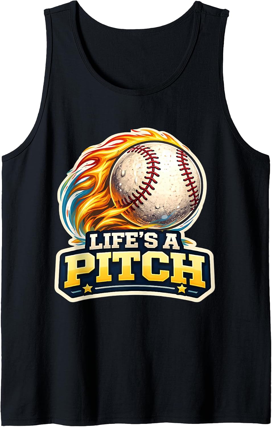 Life's A Pitch Funny Baseball Pitcher Player Merch