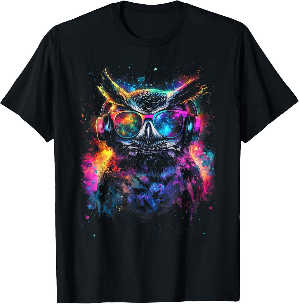 Cool Printed Owl Artwork Clothes Teenager Boys Men