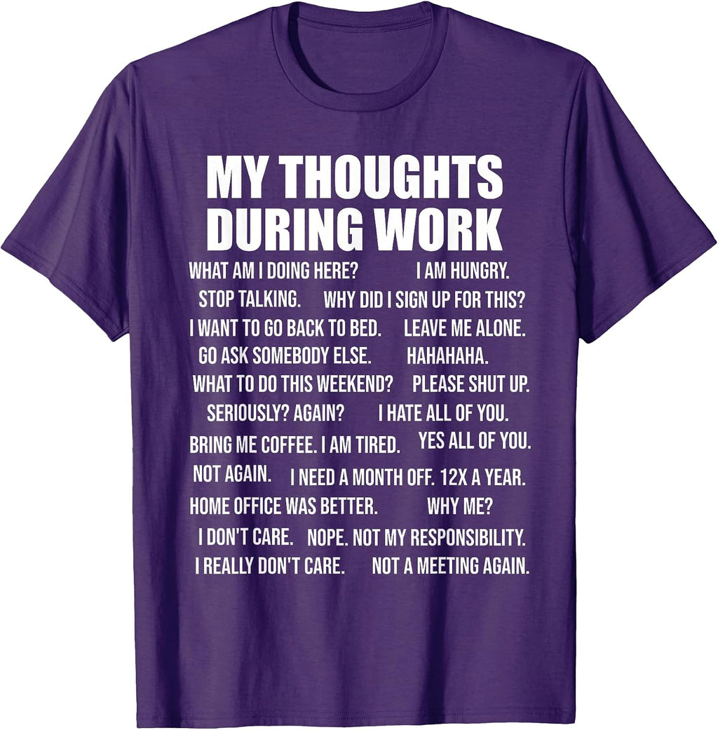 My Thoughts During Work Reasons to Hate My Job