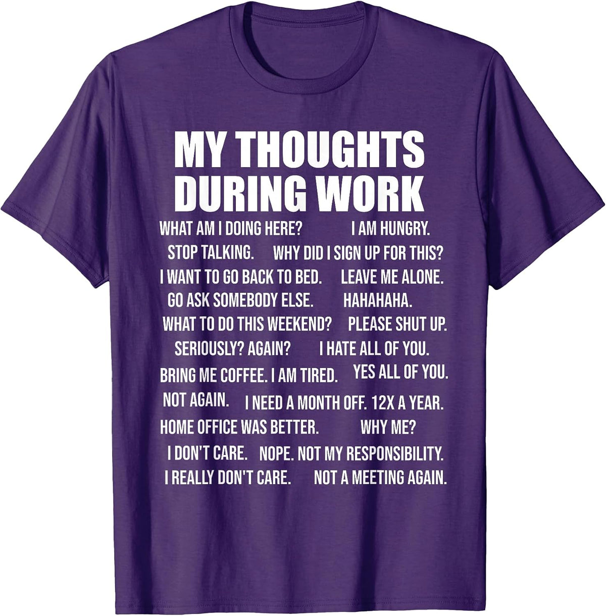 My Thoughts During Work Reasons to Hate My Job