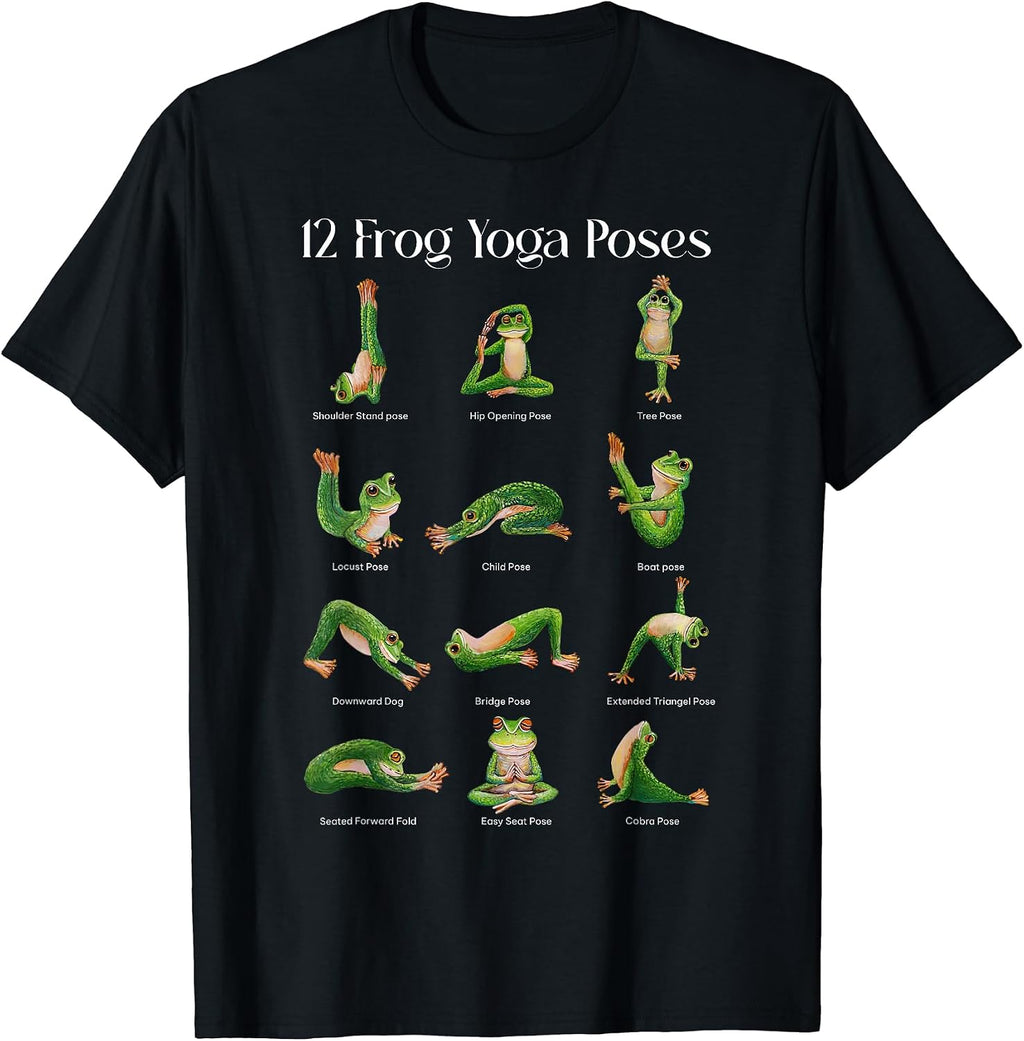 Yoga Frog Namaste Meditation