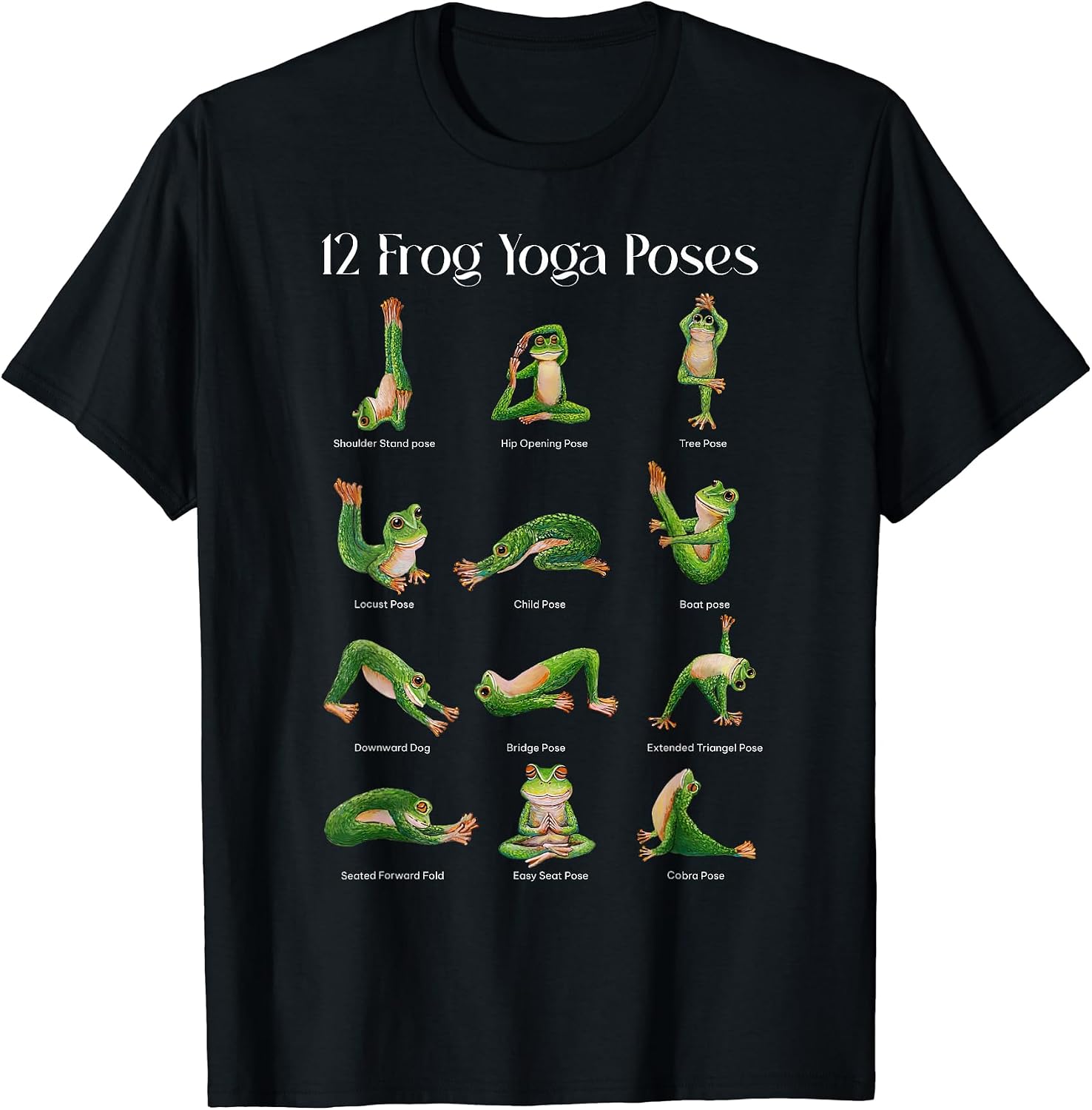 Yoga Frog Namaste Meditation