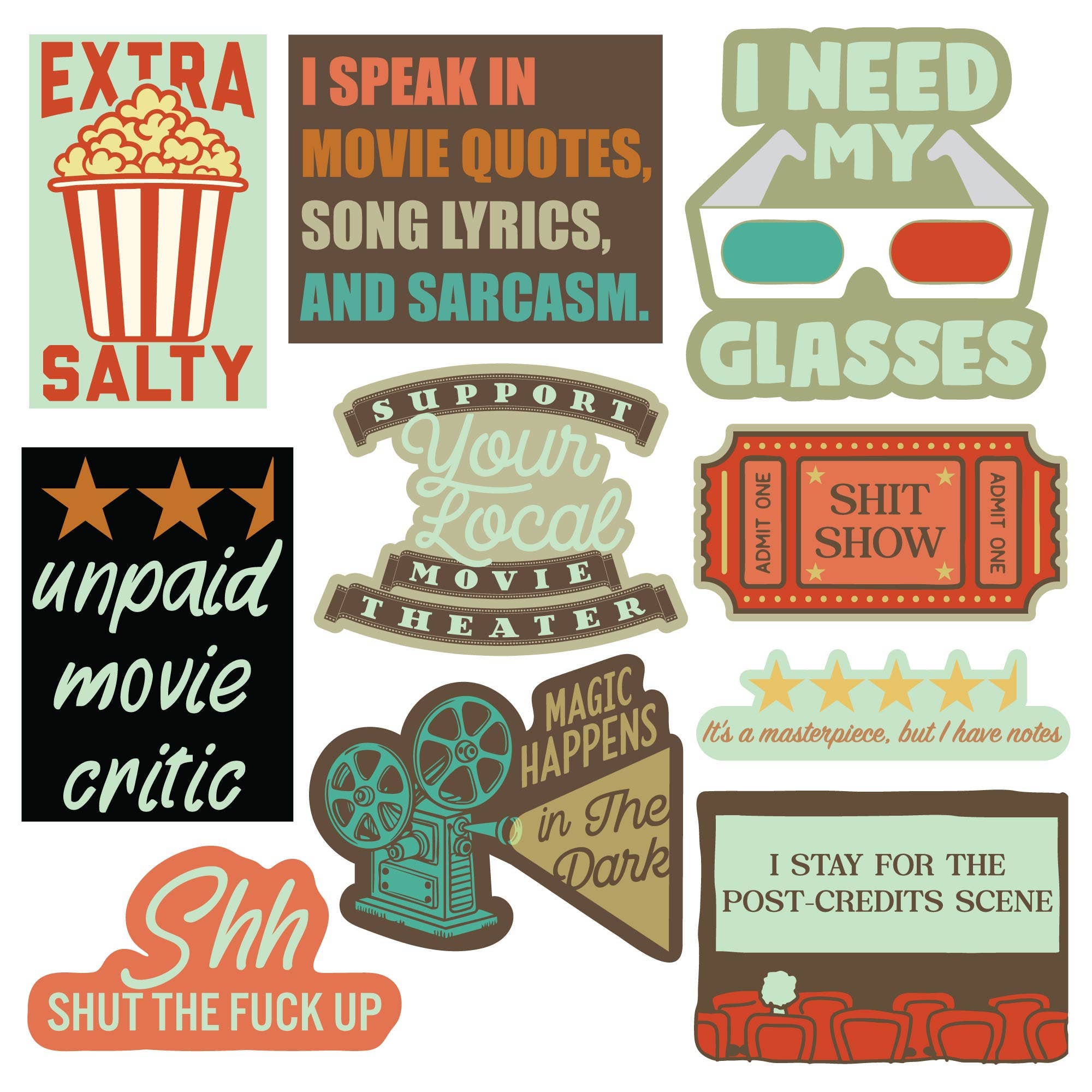Movies Stickers
