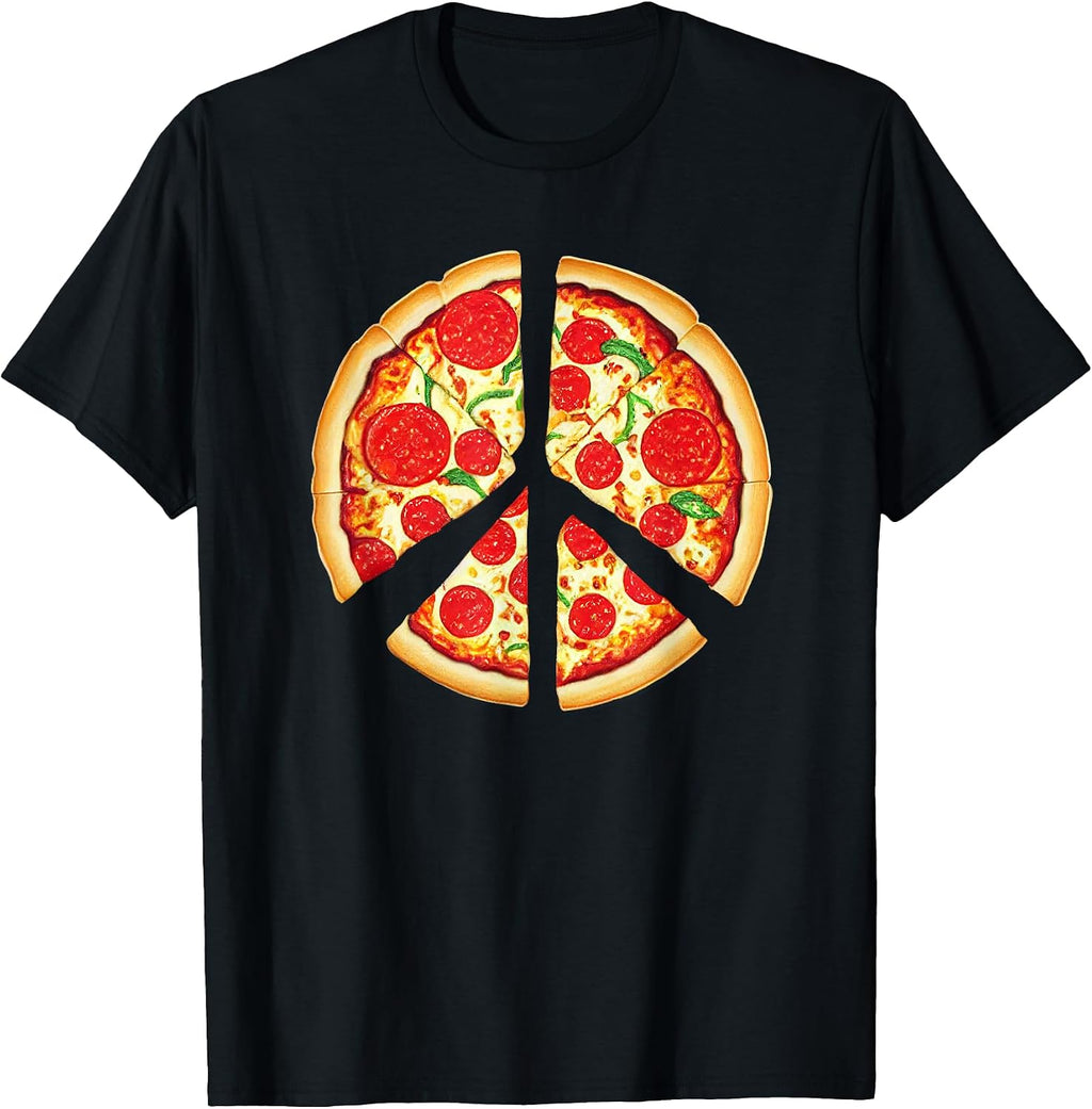 Love Peace and Pizza apparel