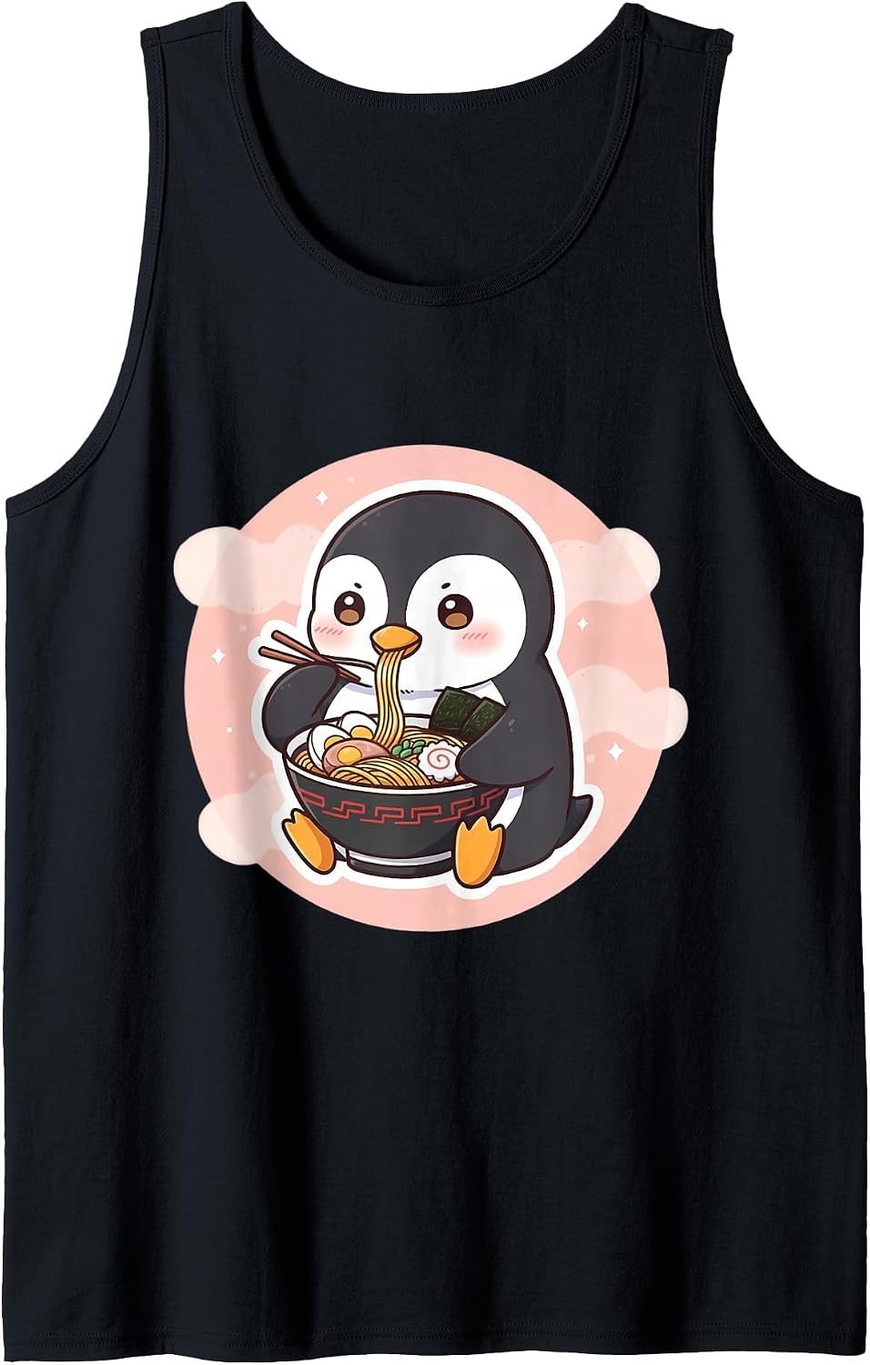Cute Penguin Eating Ramen Noodle Soup Lover Merch