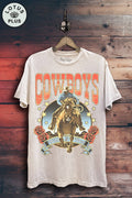 Cowboys Wild and Free Graphic Top