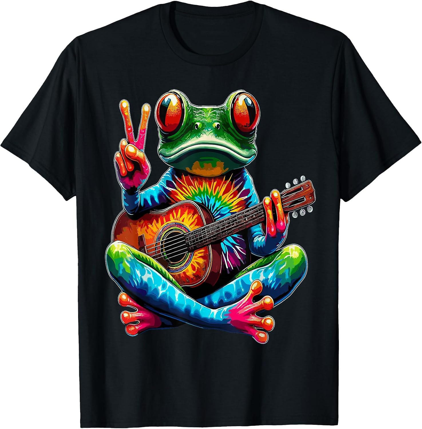 Funny Frog Playing Guitar