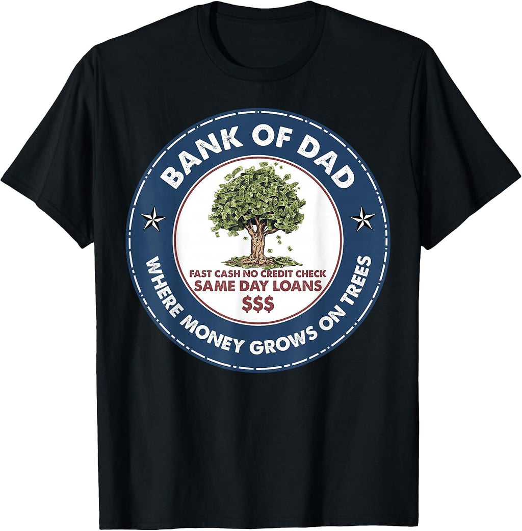 Father Bank Shirt Funny Dad Jokes