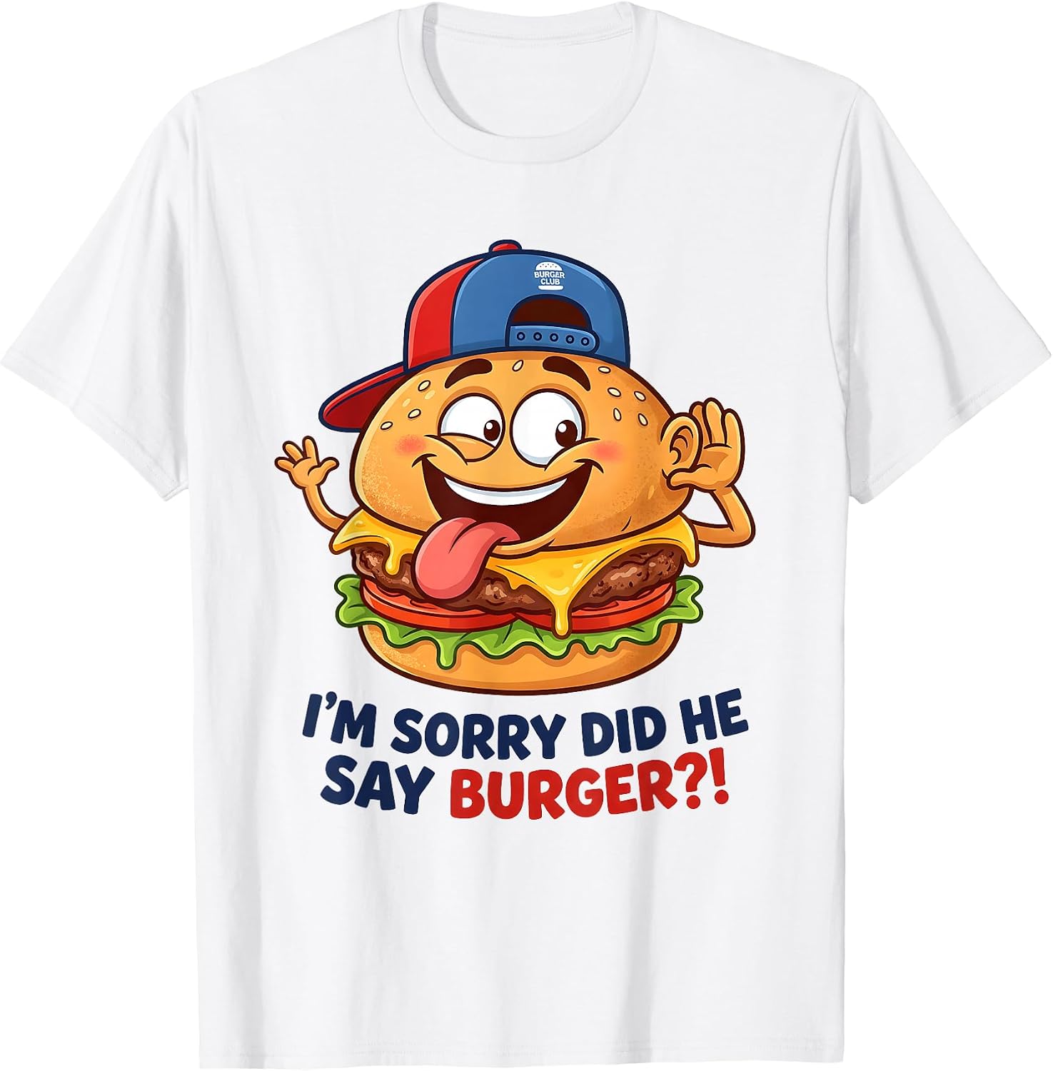 Funny Burger Meme Tee Men Women Boys Girls Kids