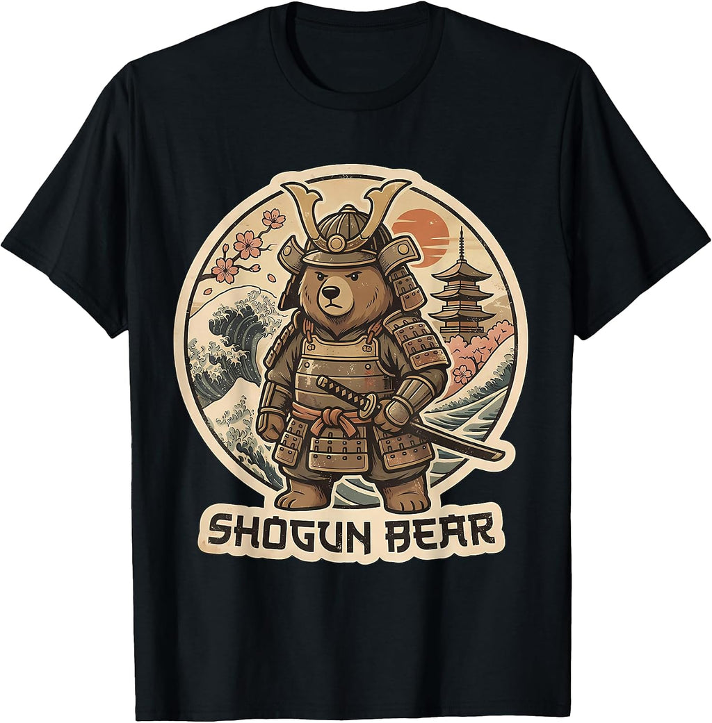 Shogun Bear Samurai Traditional Japanese Art Merch