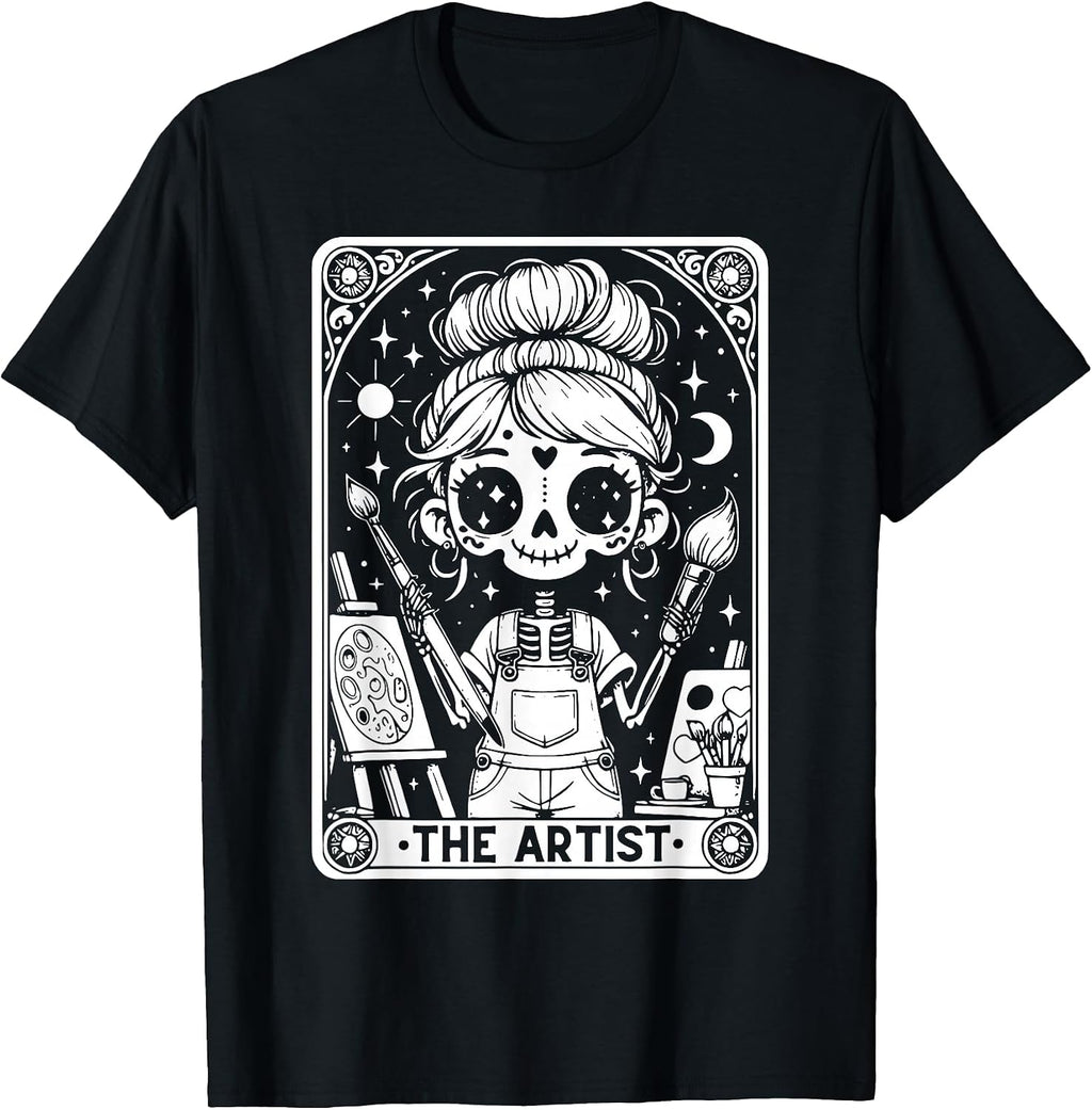 Artist Tarot Card Skeleton Painter Painting Lover