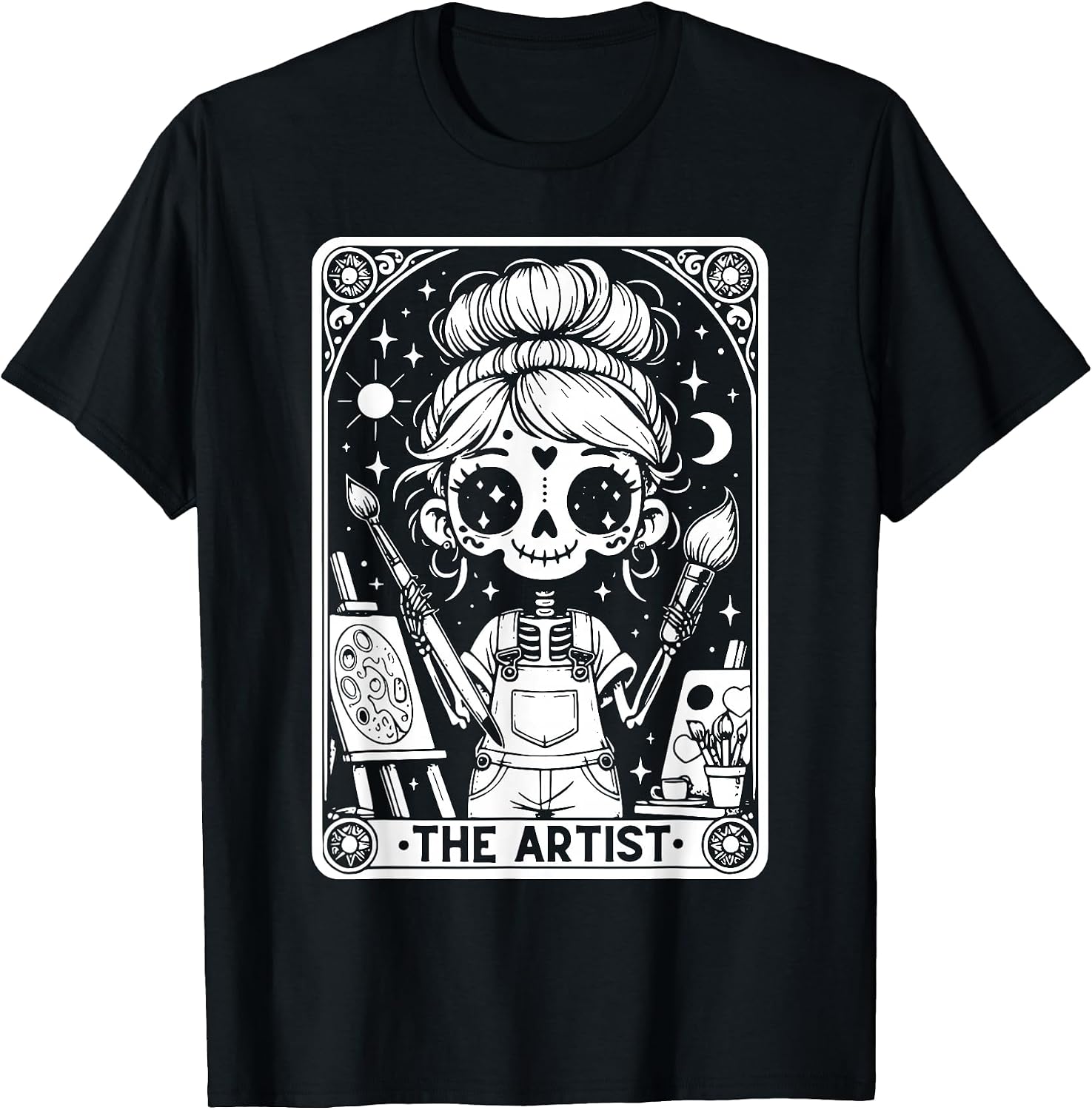 Artist Tarot Card Skeleton Painter Painting Lover