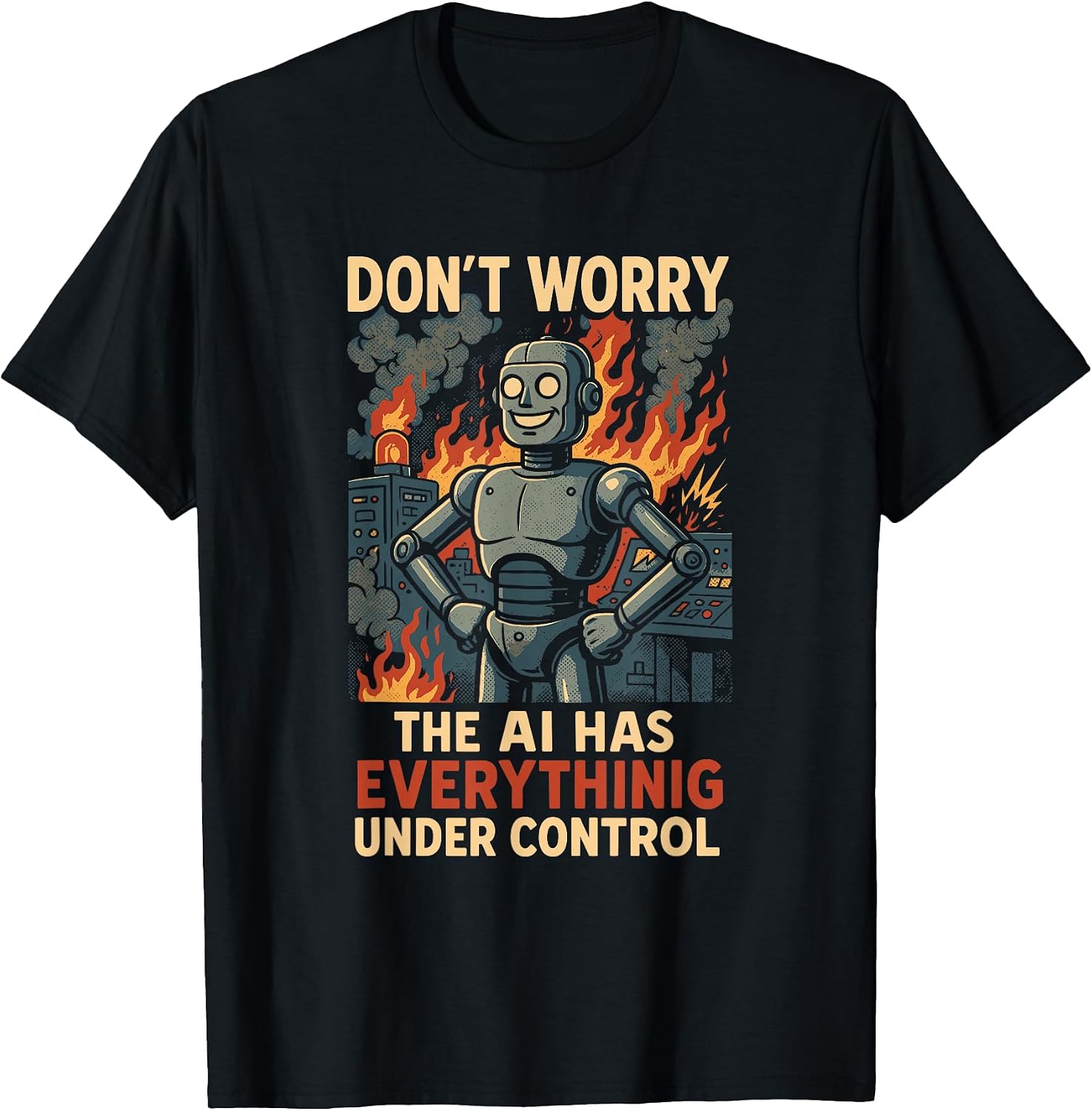 Sarcastic AI Humor Shirts for Nerds and Coders