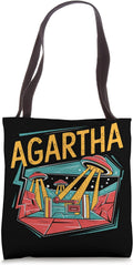 Agartha City Tshirt UFO Sci Fi Conspiracy Mystic