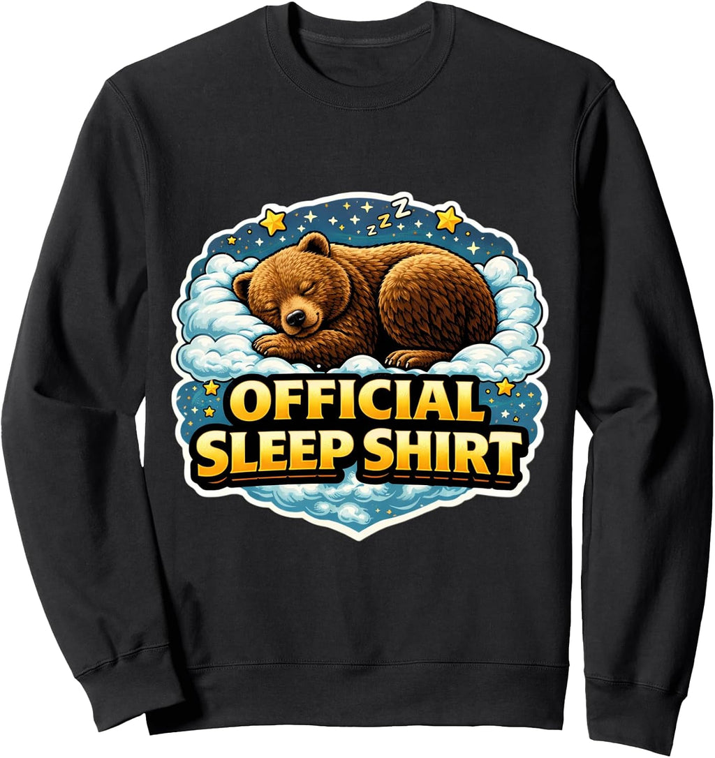 Official Sleep Shirt Cute Bear Sleeping Merch