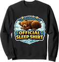 Official Sleep Shirt Cute Bear Sleeping Merch